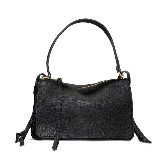 Oliveve REMI MEDIUM SLOUCHY SHOULDER IN BLACK BUFFALO COWHIDE - Picture 1 of 1